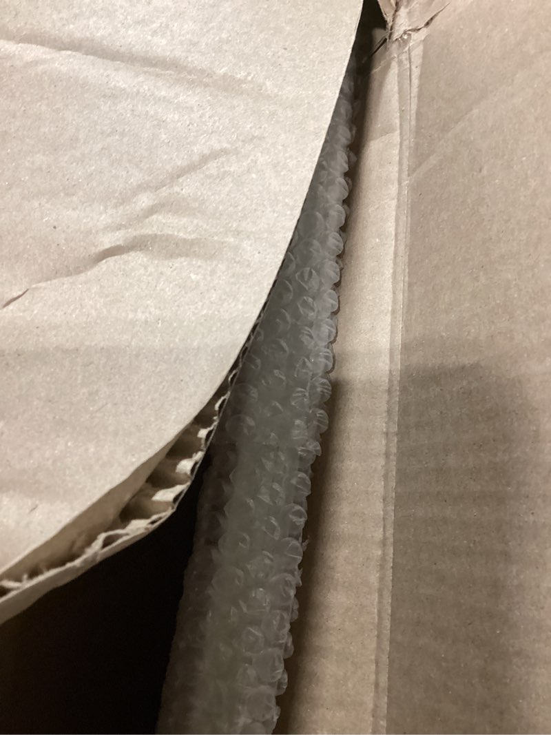 Condition photo showing As Is for pinnacle systems 41" x 27.38" metal replacement dog crate pan chew proof crack proof pet kennel tray central dog training crate pan pet supplies, galvanized, 1" h