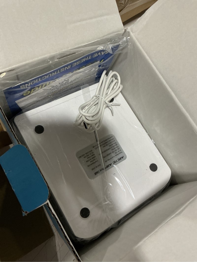 Condition photo showing Good Condition for arctic air pure chill deluxe evaporative air cooler - powerful, quiet, lightweight and portable space cooler with hydro-chill technology for bedroom, office, living room & more