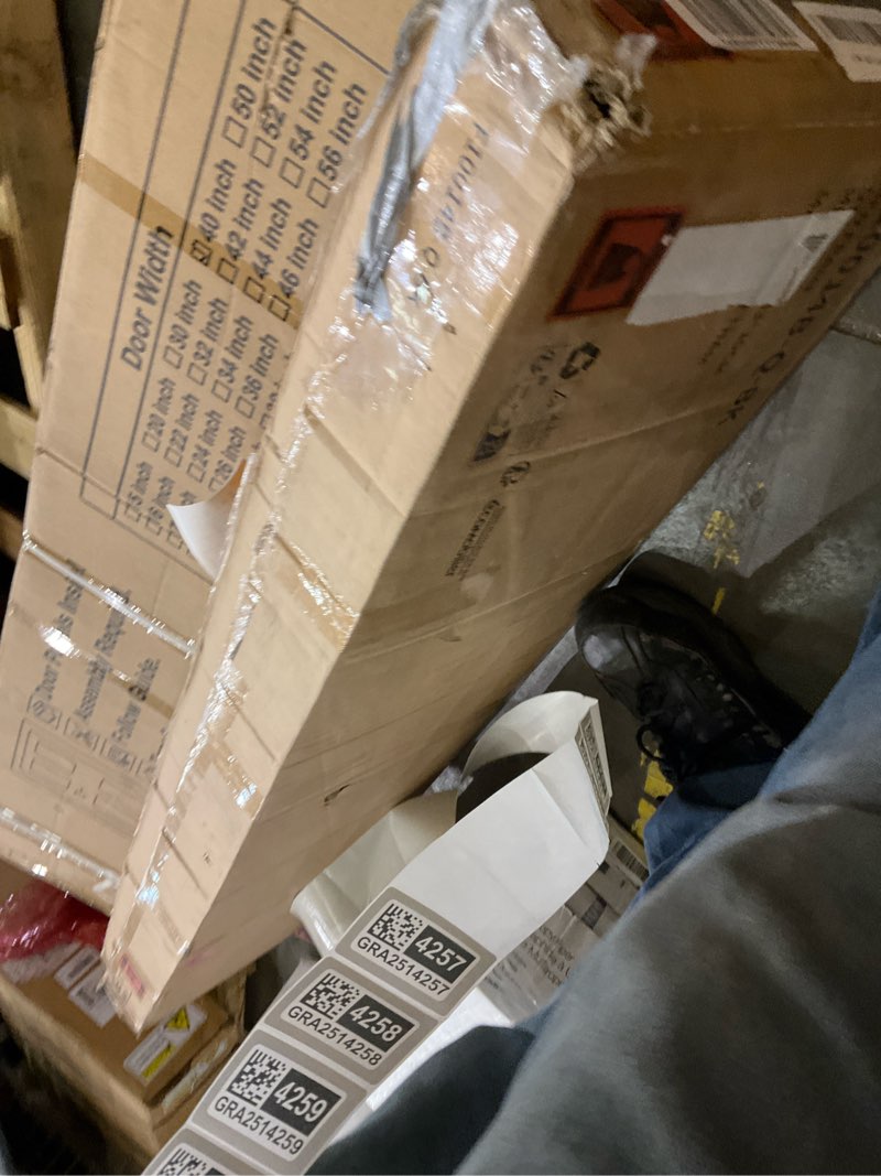 Condition photo showing As Is for Novilla Queen Bed Frame with Headboard and Footboard, 14 Inch Metal Platform Bed Frame Queen Size, Large Storage Space, Heavy Duty Slats Support, Mattress Foundation No Box Spring Needed Classic Queen Dark Black