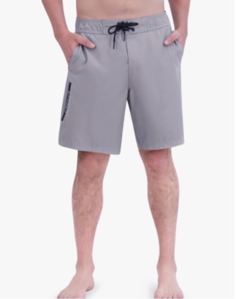 spyder men's board shorts, quick-dry, 9” inseam swim shorts, upf+, pockets, compression brief, dust,  size : xxl 