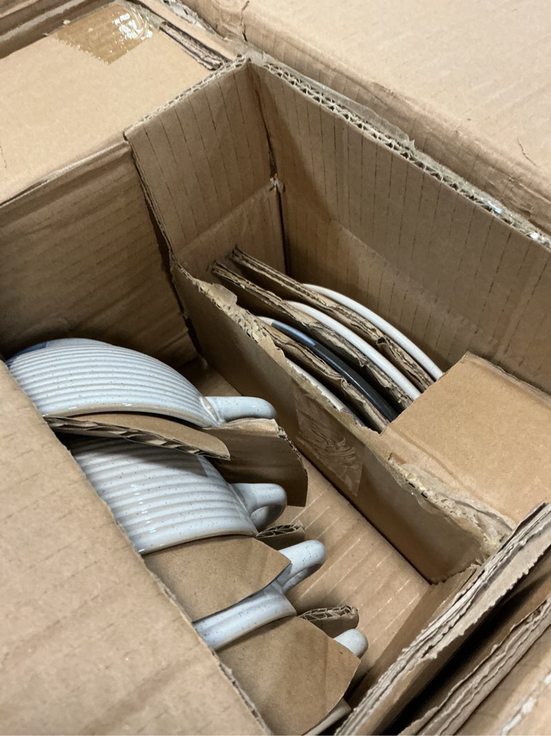 Condition photo showing As Is for Pfaltzgraff Jaxon 16 Piece Dinnerware Set, Service For 4, Multicolor Jaxon Multicolor