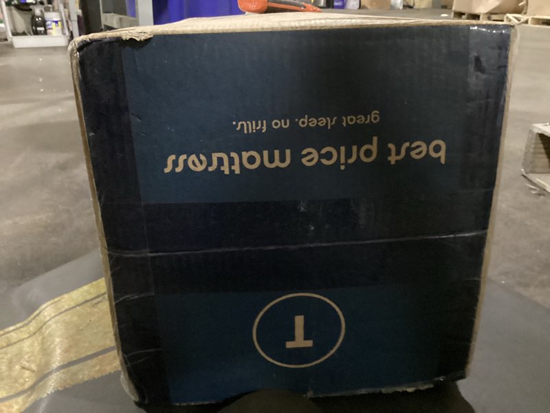 Condition photo showing New/Like New for best price mattress 12 inch memory foam mattress, medium firm, cooling gel infused, certified safe foams & fabric, mattress in a box, twin twin 12 inch