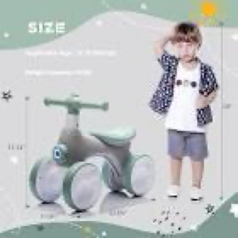 baby toddler balance bike with bubble machine for 1 year old children,4 wheels kids balance bike w/b