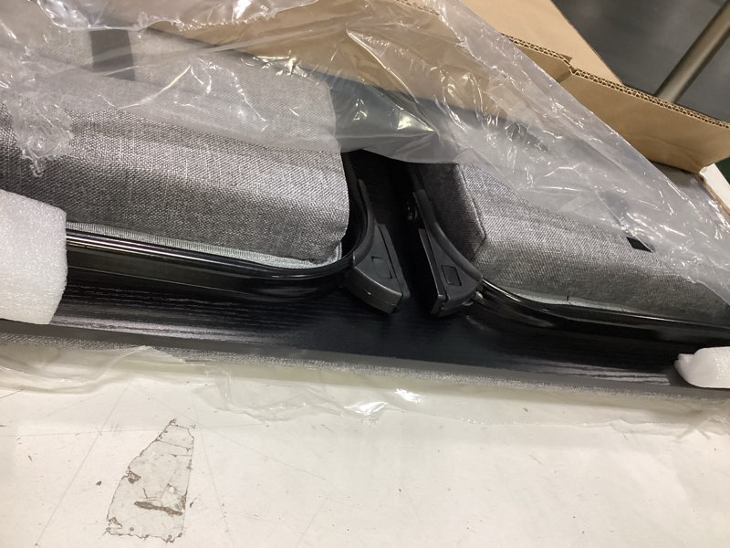 Condition photo showing Good Condition for Lap Desk with Cushion - Fit up to 17” Laptop Desk for Bed Couch, Adjustable Computer Tray Table for Adults,Portable Foldable Lap Stand with Tablet & Phone Holder,Mouse Pad & Wrist Rest Black