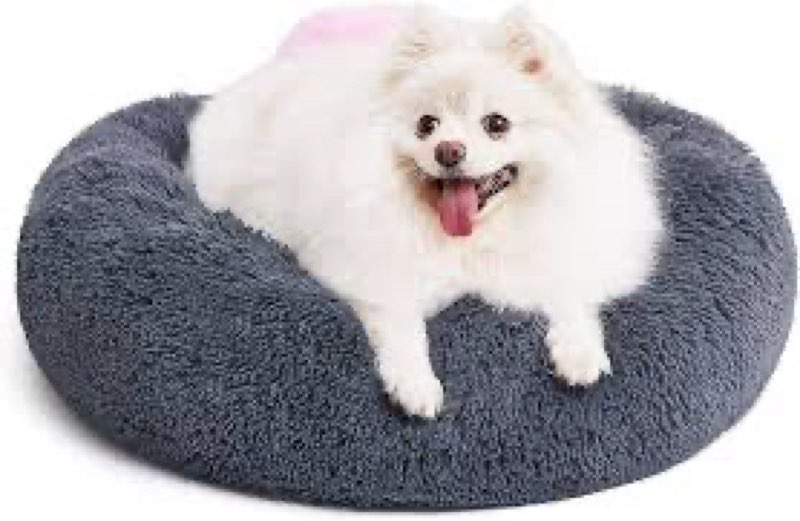 MIXJOY Orthopedic Dog Bed Comfortable Donut Cuddler Round Pet Beds Ultra Soft Washable Dog and Cat C