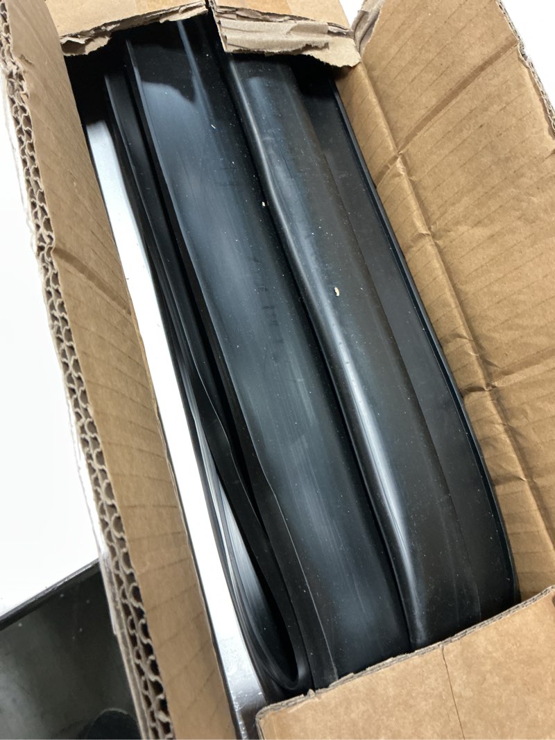 Condition photo showing Good Condition for gaahing heavy duty garage door bottom seal strip with pre-drilled aluminum track retainer base kit, universal weather stripping combination, impact buffer sealing weatherstrip (9.8ft, black) 9.8 ft black