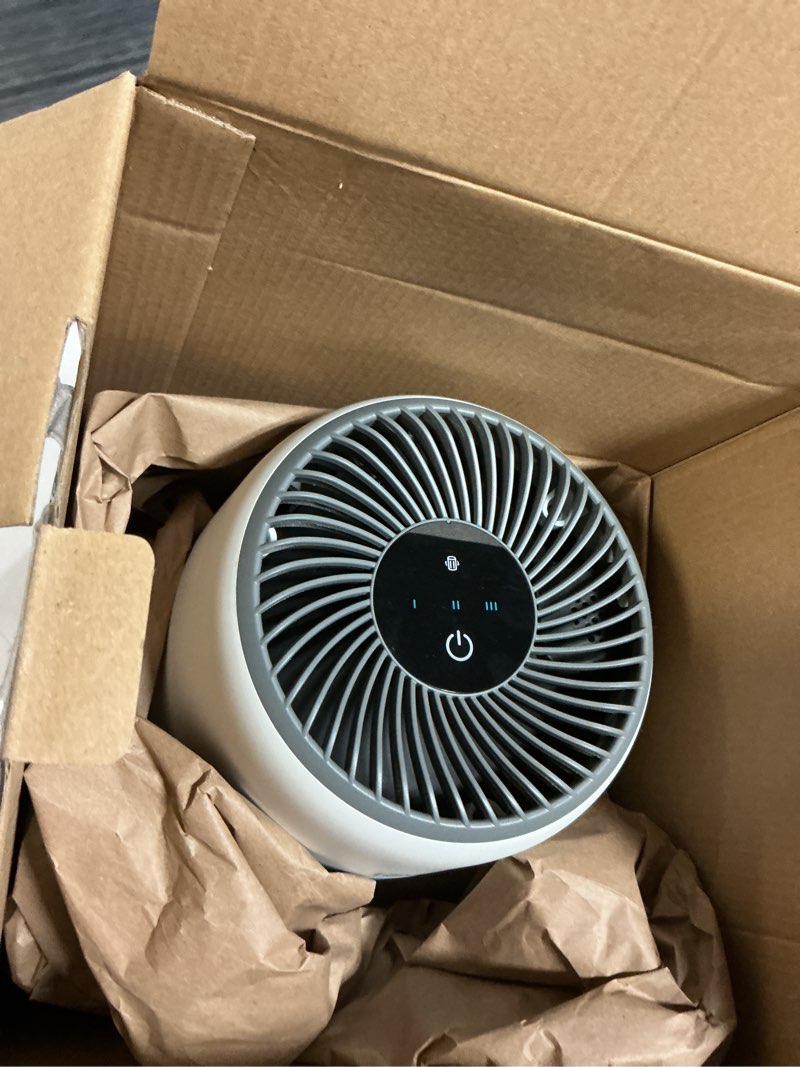 Condition photo showing As Is for levoit air purifier for home bedroom, smart wifi alexa control, covers up to 916 sq.foot, 3 in 1 filter for allergies, pollutants, smoke, dust, 24db quiet for bedroom, core200s/core 200s-p, white