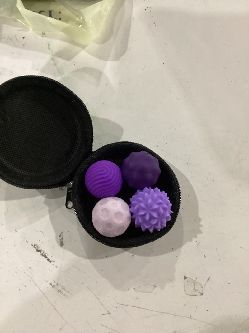 Condition photo showing Good Condition for busoha silicone fidget balls - 4 pack fidget toys adults sensory toys stress balls for adults teens gifts for calming,autism and adhd office