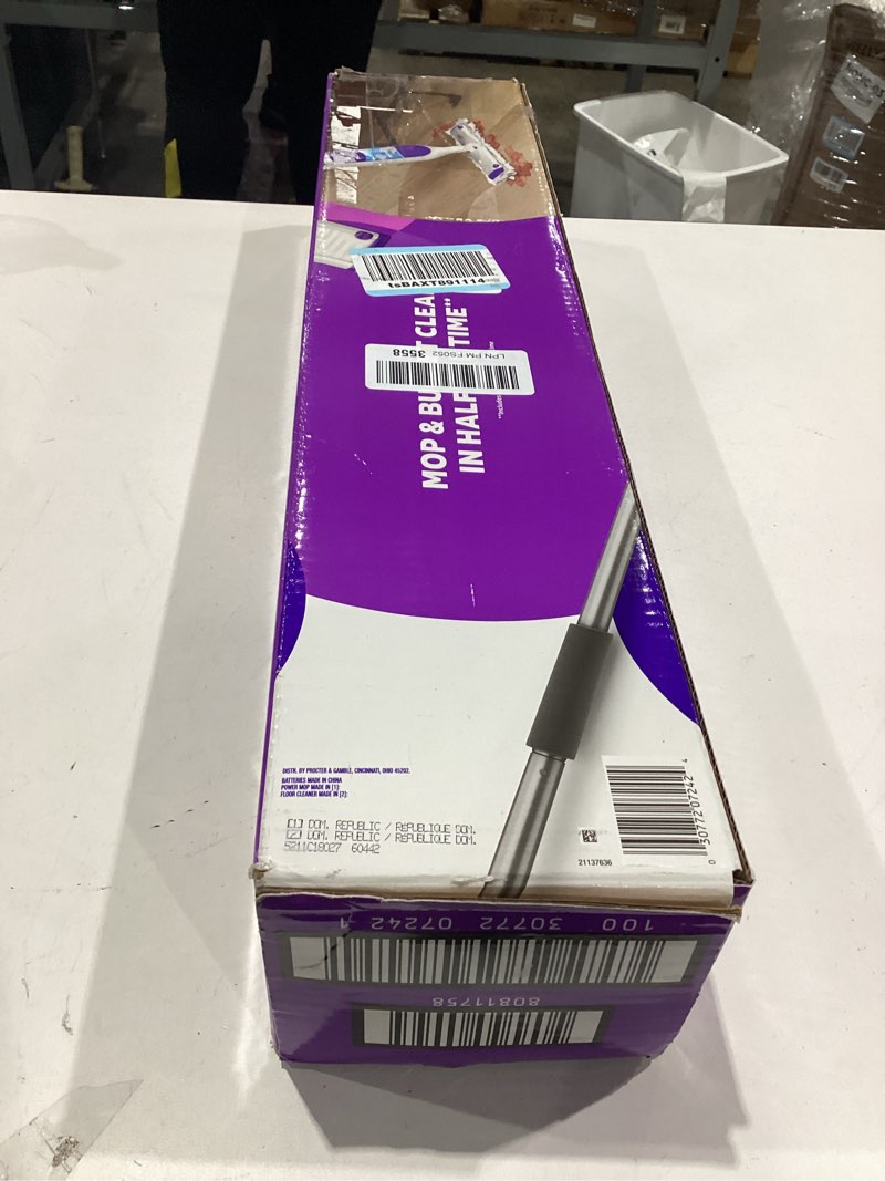Condition photo showing New/Like New for swiffer power mop multi-surface kit for floor cleaning  fresh scent