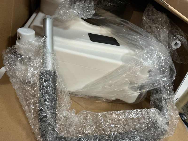 Condition photo showing Good Condition for drive medical 2-in-1 raised toilet seat with removable padded arms - elevated bathroom safety support - secure locking attachment - easy height assistance - durable plastic construction standard