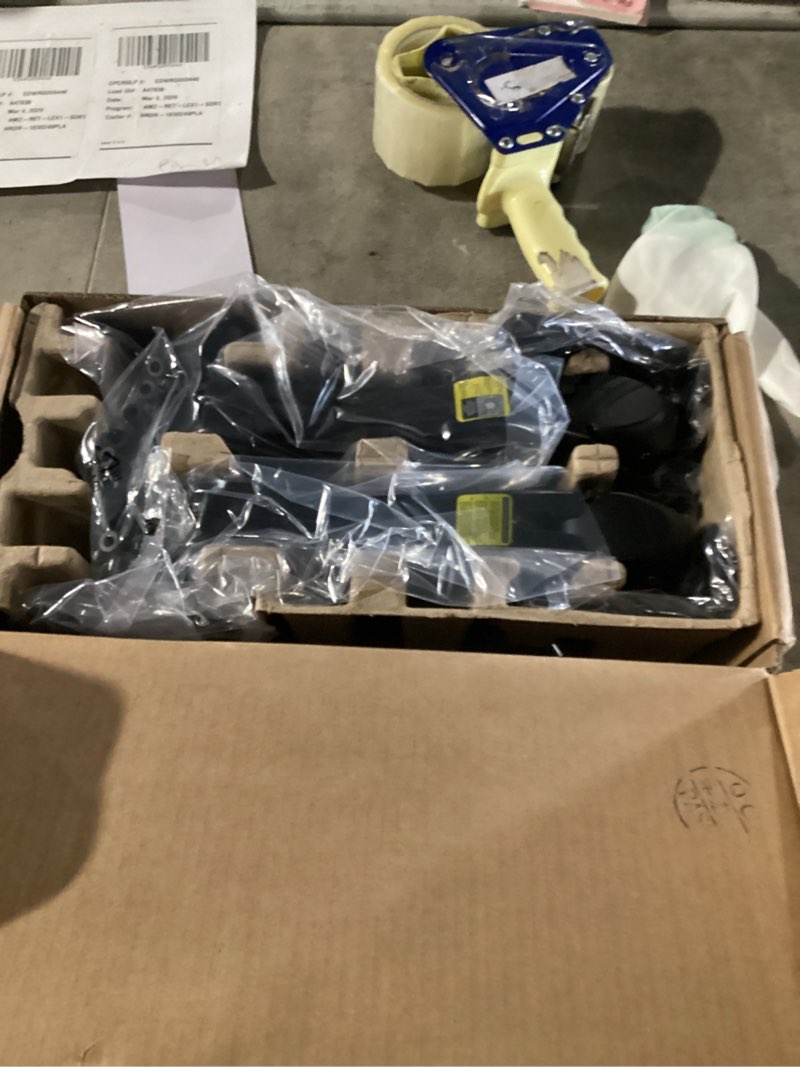 Condition photo showing Good Condition for HUANUO Dual Monitor Stand, Fully Adjustable Gaming Monitor Desk Mount for 13–32? Computer Screens, Full Motion VESA 75x75/100x100 with C-Clamp & Grommet Base, Each Arm Holds 4.4 to 19.8 lbs Black 13-32 Inch