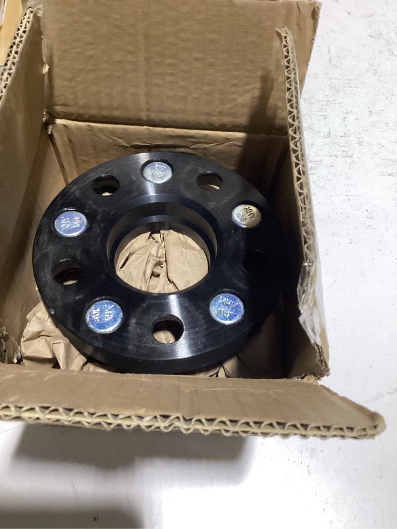 Condition photo showing Good Condition for Customadeonly Forged 5x114.3 Wheel Spacers for 370Z 350Z 240SX 300ZX GTR Murano Maxima Sentra (2pcs 20mm Thick Black) Wheel Spacer for Q60 G37 G35 Hubcentric 5x4.5 66.1mm Bore M12x1.25 Lugs Black 20mm (2pc)