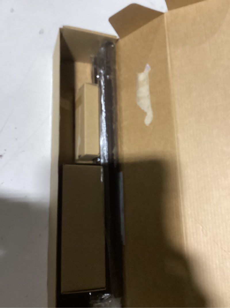 Condition photo showing Good Condition for KAMANINA Single Curtain Rod 32 to 58 Inch(2.6-4.8Ft), 7/8 Inch Antique Bronze Adjustable Drapery Rod for Windows, Decorative Netted Texture End Antique Bronze 32-58"