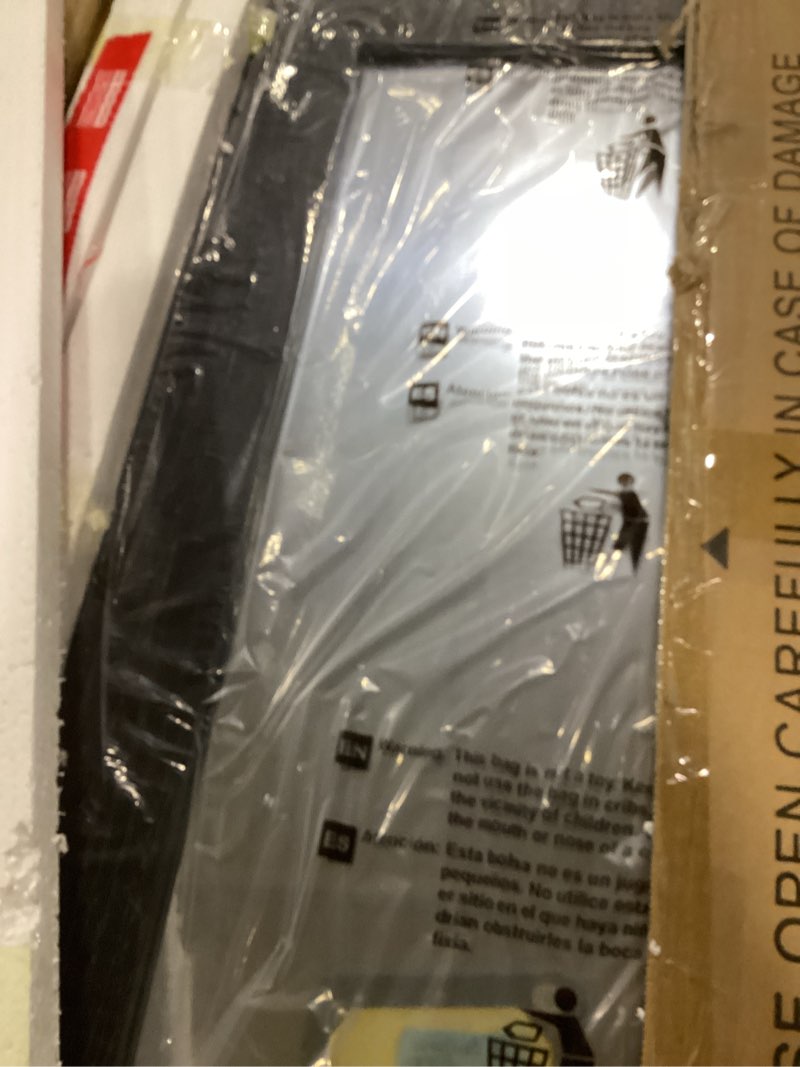 Condition photo showing Good Condition for farmhouse bathroom mirror for over sink 22”x32” black, rustic western barn decor bathroom vanity mirror, wall mirror for bathroom, living room, bedroom, entryway black 32"l x 22"w