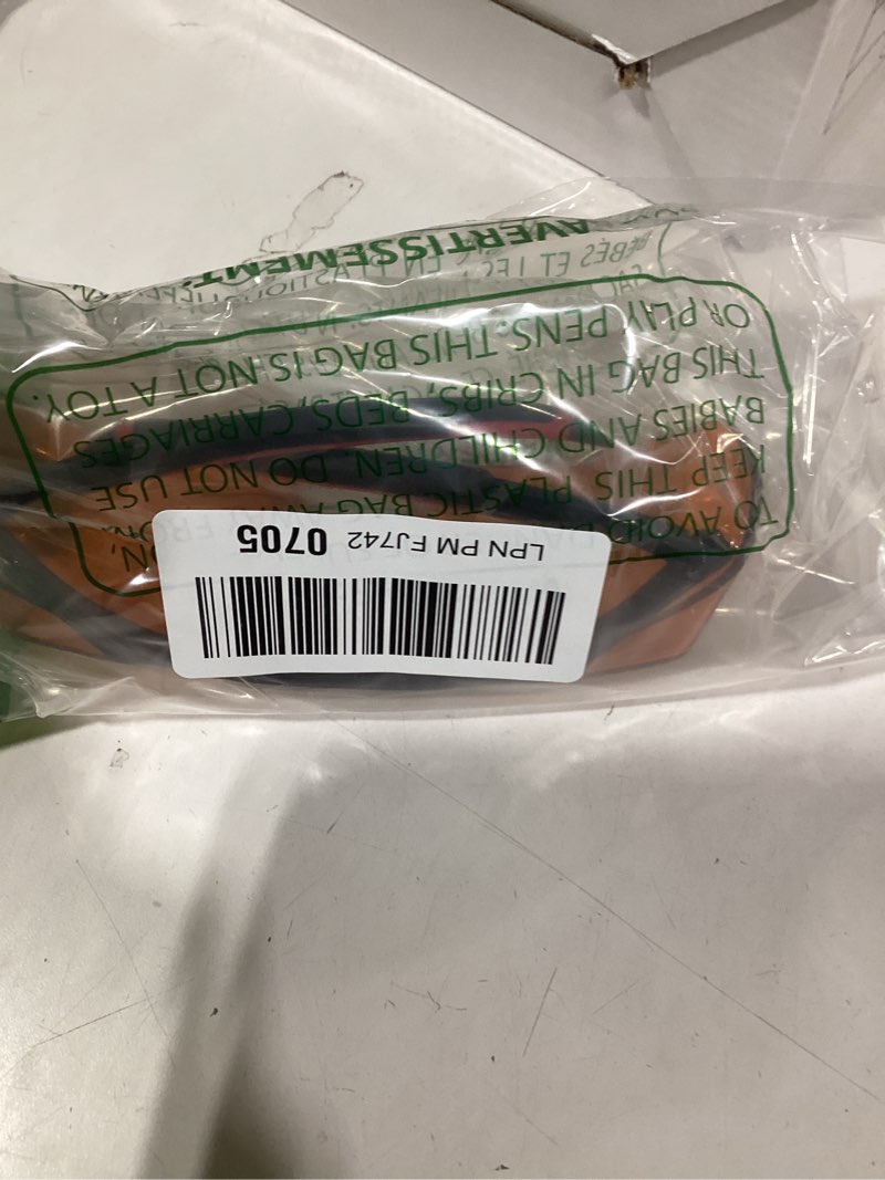 Condition photo showing Good Condition for NoCry Blue Light Blocking Safety Glasses Over Eyeglasses with 100% UV Protection — UV Light Protection with Anti-Fog & Anti-Scratch Lenses; ANSI Z87.1 Certified — Adjustable Temples with Anti-Slip Tip Orange Lens (Anti-blue Light) Orange