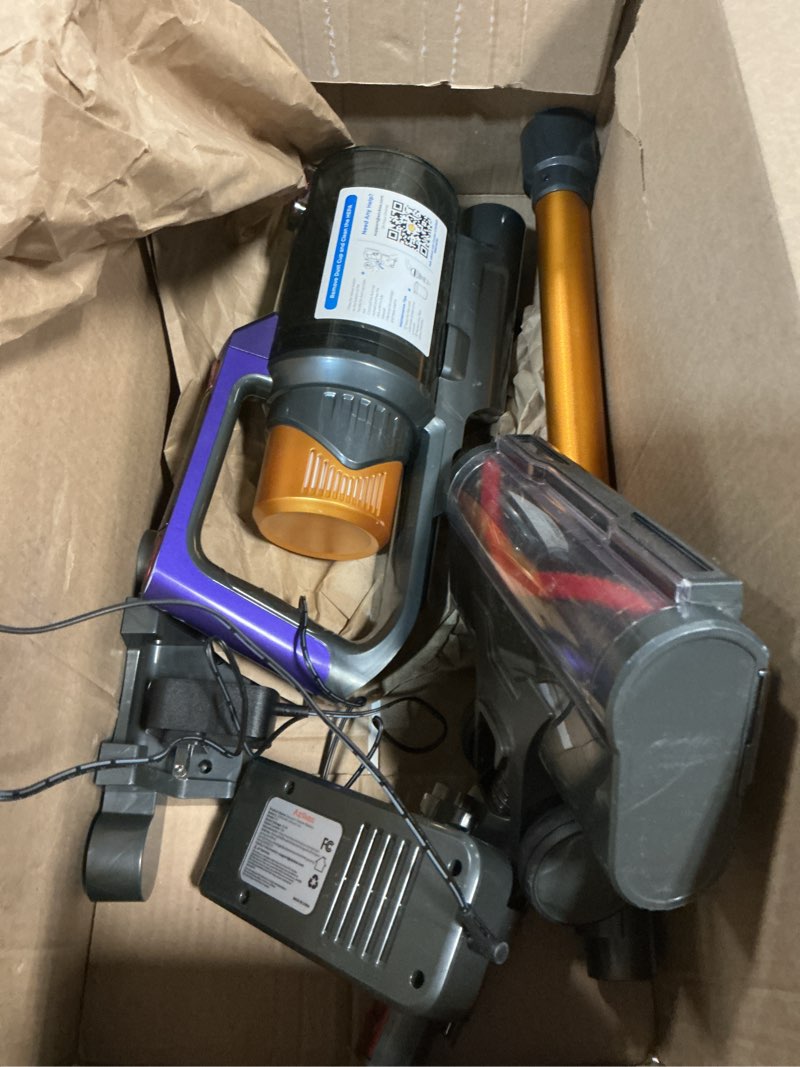 Condition photo showing As Is for Laresar Cordless Vacuum, Real 50kPa Suction, 500W Motor, 60min Runtime, Quiet, Premium Build for Pets & Floors