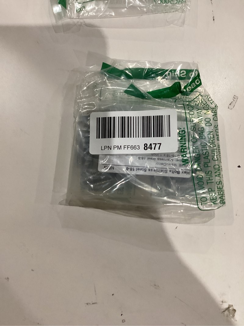 Condition photo showing Good Condition for MewuDecor 5/16-18 x 1" (1/2" to 6" Available) Hex Head Cap Screw Bolts, External Hex Drive, Stainless Steel 18-8 (304), Full Thread, 25 PCS 25 5/16-18 x 1"