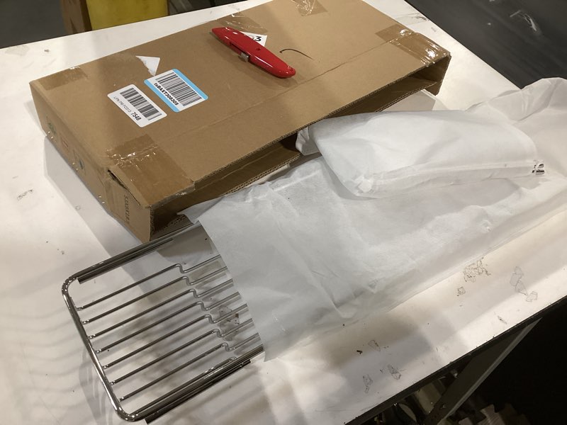 Condition photo showing Good Condition for BVL Bathtub Tray Stainless Steel with Marble Base Chrome Bathtub Tray with White Marble Base Adjustable & Rustproof Bath Caddy for Spa, Relaxation, Bath Bombs