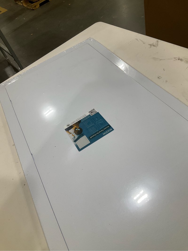 Condition photo showing New/Like New for Access Panel for Drywall - 14 x 29 inch - Wall Hole Cover - Access Door - Plumbing Access Panel for Drywall - Heavy Durable Plastic White