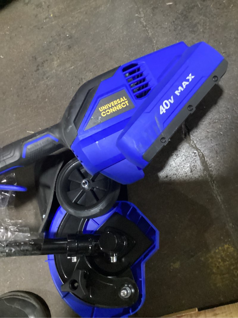 Condition photo showing Good Condition for possibly used/incomplete kobalt 40-volt 40-volt 9-in handheld attachment capable battery lawn edger