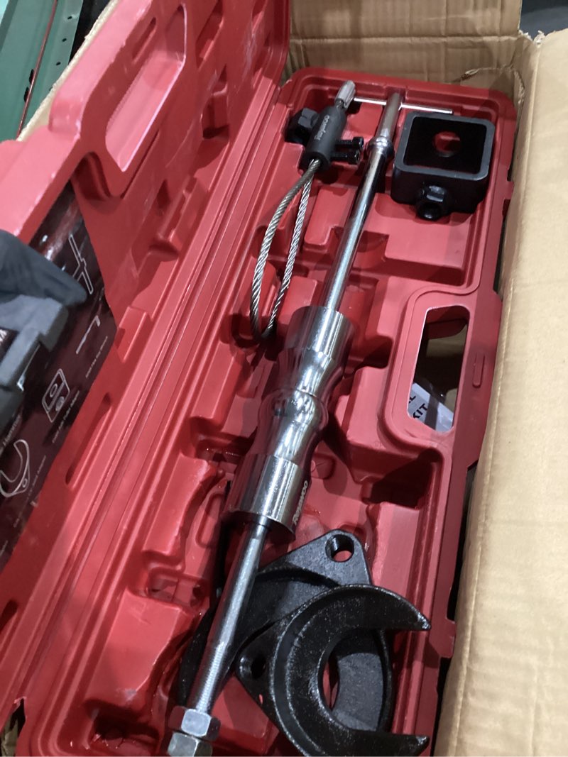 Condition photo showing Good Condition for inner cv axle puller set, cv axle removal tool with heavy duty slide hammer, cv joint fork outer cv joint adapter and steel cable adapter, front wheel drive axle half shaft removal tool kit
