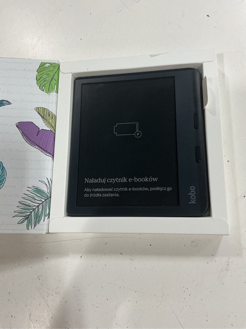 Condition photo showing As Is for kobo libra colour | ereader | 7" glare-free colour e ink kaleido 3 display | dark mode option | audiobooks | waterproof