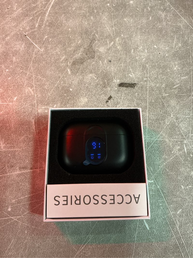 Condition photo showing New/Like New for ai translation earbuds real time, simultaneous interpretation translator earbuds with 6 translation modes/164 languages, no subscription translatior headphones,40h audifonos traductores inglés español black