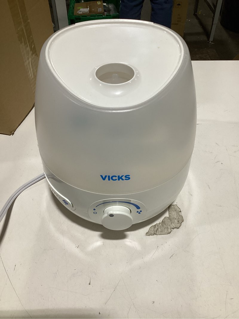 Vicks Mini Filter Free Cool Mist Humidifier, Small Room – Variable Mist Control – Works with Vicks V