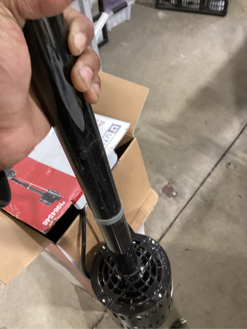 Condition photo showing Good Condition for utilitech thermoplastic pedestal sump pump 1/3 hp 58gpm 115v