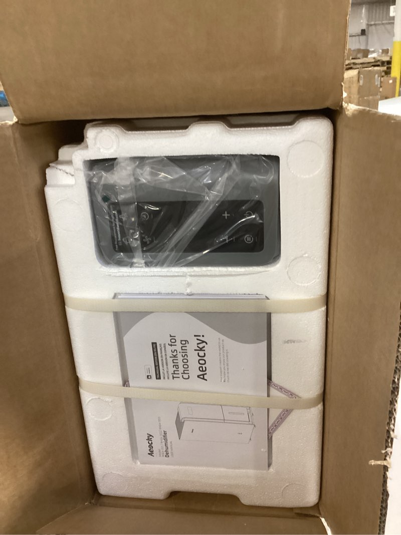 Condition photo showing New/Like New for 4500 Sq.Ft Most Efficient Energy Star 2025 Dehumidifier,AEOCKY Max 80 Pint/Day Smart Compressor Dehumidifier with Drain Hose, Intelligent Humidistat,for Basement,Bedroom,Home,Bathroom 80 Pints - 4500 Sq.Ft