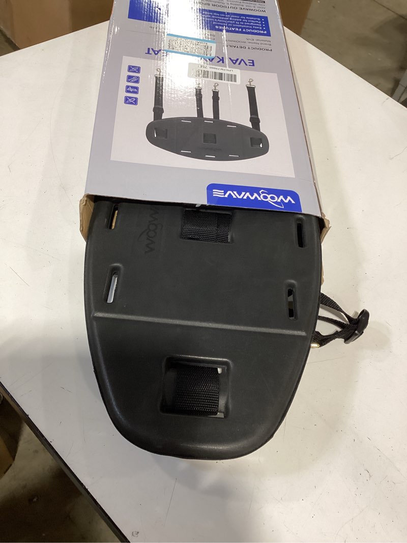 Condition photo showing Good Condition for woowave kayak backrest - eva surfing backband comfortable back support adjustable padded seat with ez clips for kayaking