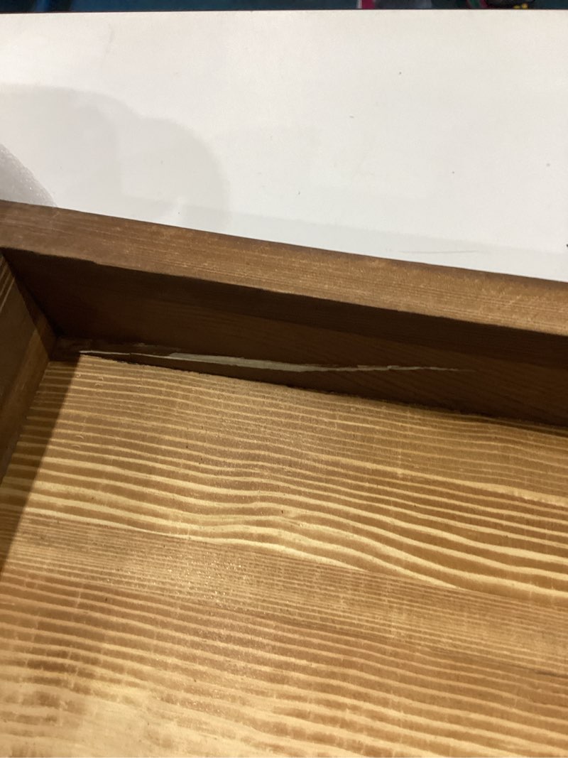 Condition photo showing As Is for noodle board stove cover, noodle board stove covers with handle, wooden stove top covers for electric stove and gas burners, cutting board with juice groove & separate zone