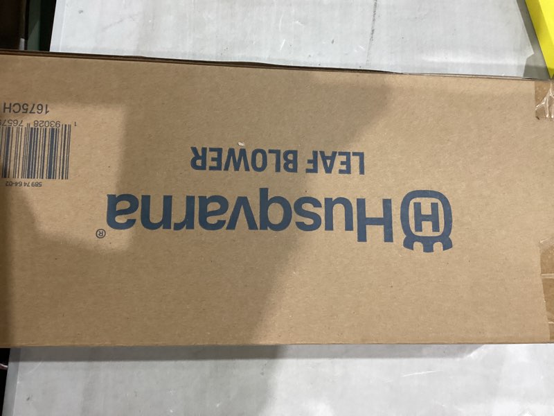 Condition photo showing Good Condition for Husqvarna 125B Toy Leaf Blower, Light-Up Engine Makes Noise and Blows Out Real Air, Toddler Toys for Ages 3 and Up, Plastic, Orange/Gray, 589746402