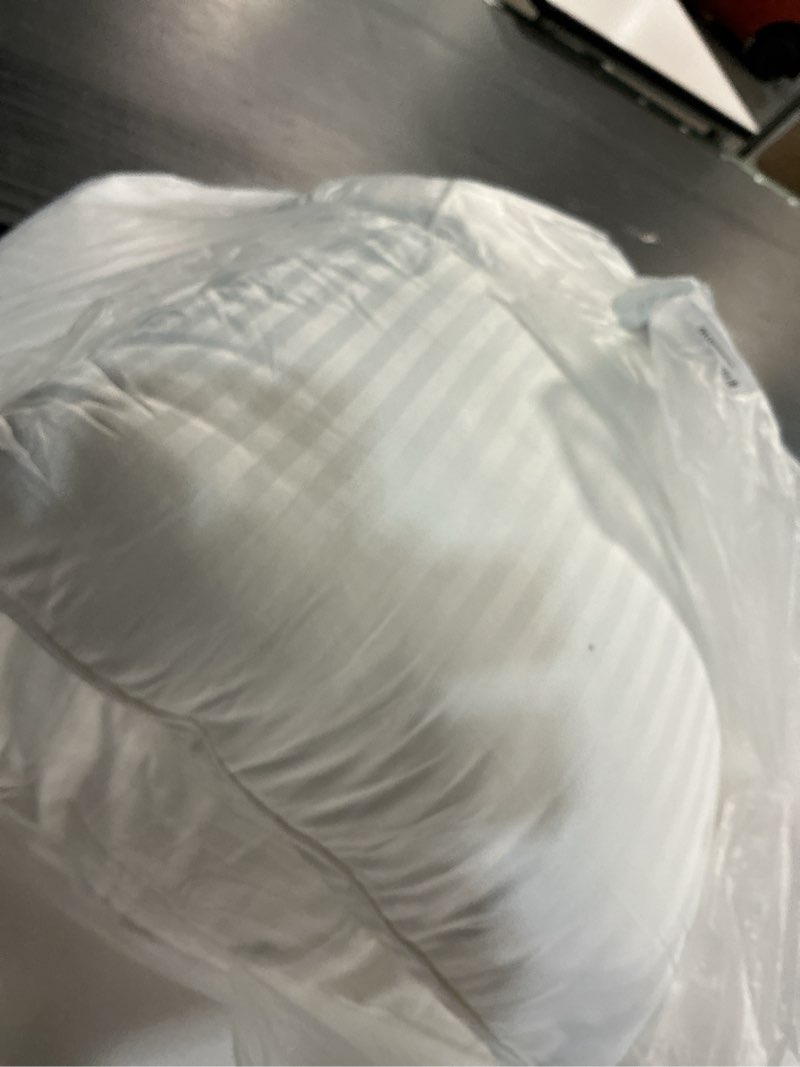 Condition photo showing As Is for beckham hotel collection bed pillows king size set of 2 - down alternative pillow for back, stomach or side sleepers