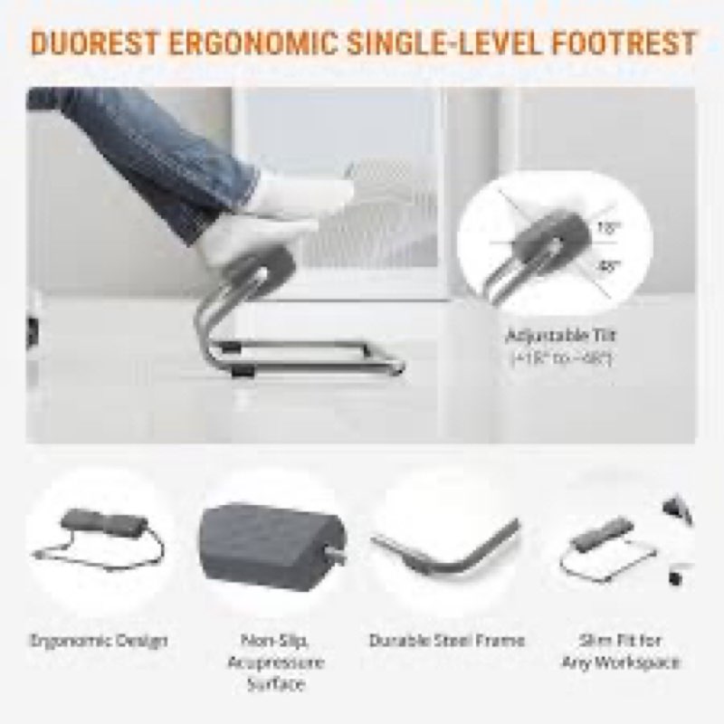 EZFoot 1-Tier Ergonomic Footrest