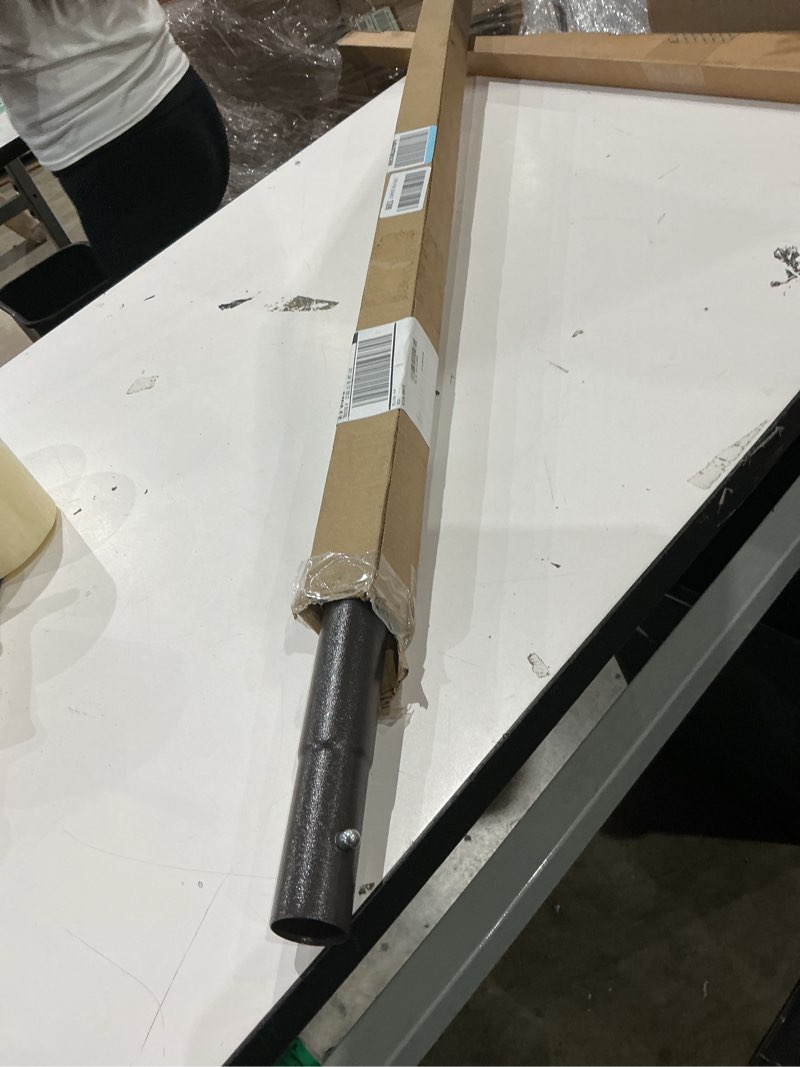 Condition photo showing As Is for blissun umbrella replacement lower pole, patio umbrella bottom pole with bullet buckle, only compatible umbrellas 43.3''