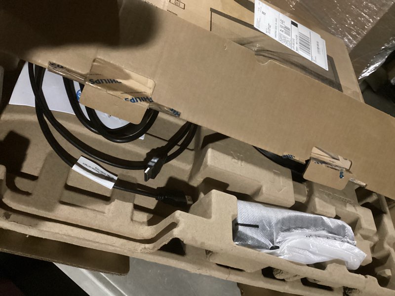 Condition photo showing As Is for Philips 221V8LB 22 inch Class Thin Full HD (1920 x 1080) Monitor, 100Hz Refresh Rate, VESA, HDMI x1, VGA x1, LowBlue Mode, Adaptive Sync, 4 Year Advance Replacement Warranty