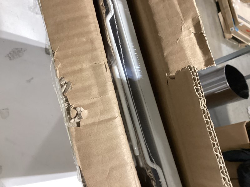 Condition photo showing New/Like New for Expandable Under Cabinet Shelf, Extendable Under Shelf Storage with Removable Wire-Like Back for Pantry Cabinet, Laundry Room, Shoe Rack. (White, 2 Pack, Interior: 5" H x 10" D) White-5"h X 10"d-0.94" Thick Clip 2 Pack