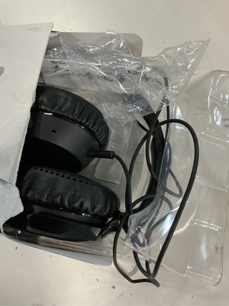 Condition photo showing As Is for skullcandy riff wired on-ear headphones - black