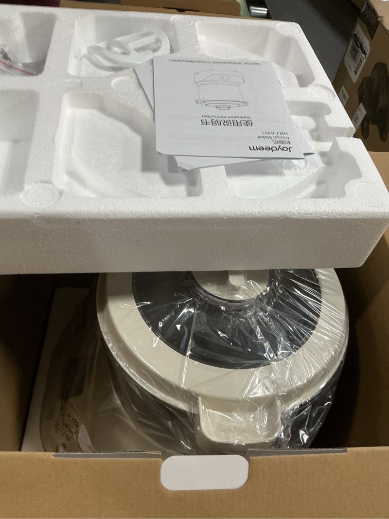 Condition photo showing New/Like New for joydeem electric dough maker, 9.5qt with winter & summer fermentation, dual functions (mix for dough/kneading, blend for filling) - ideal for bread, pizza, roti, dumplings, sourdough, hmj-a901