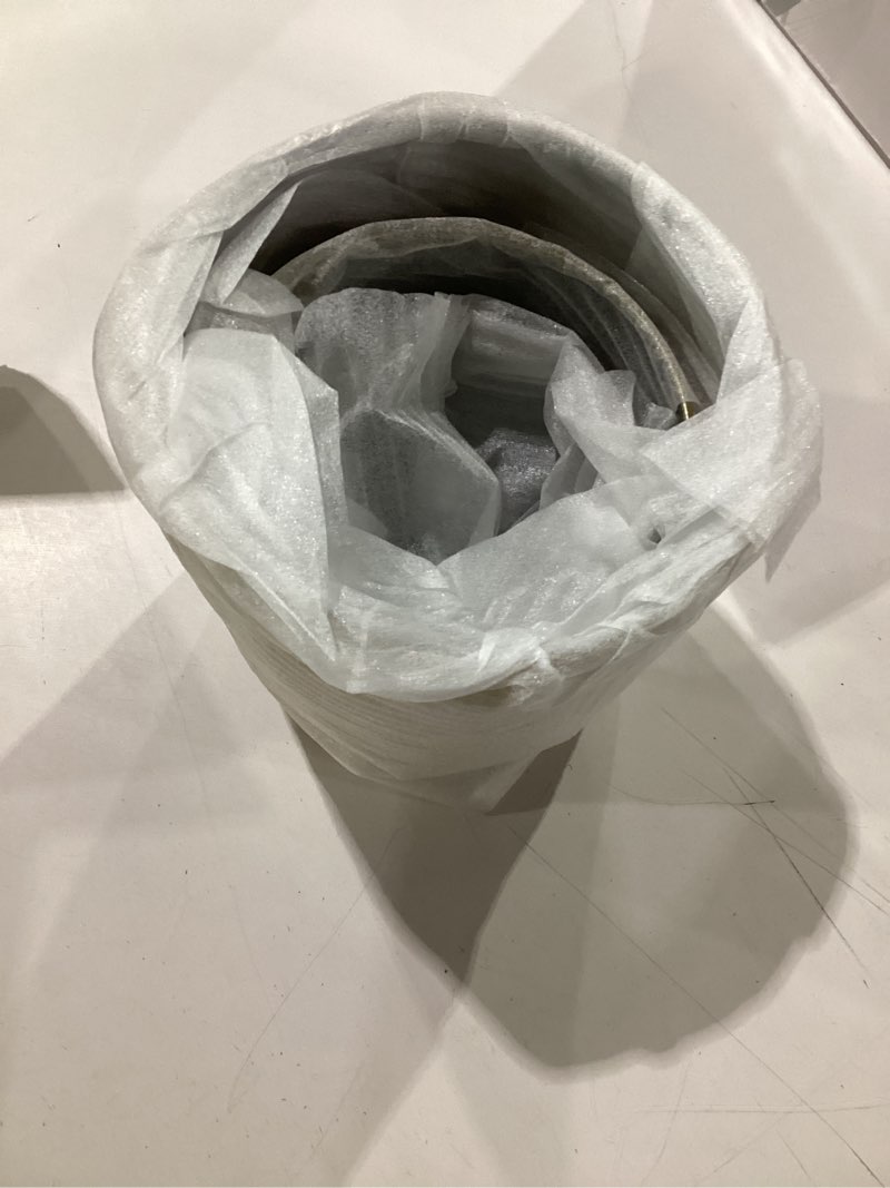 Condition photo showing Good Condition for briful set of 3 gold galvanized buckets multi-size rustic chic metal planters for home centerpieces table decorations, farmhouse garden round metal pots for flowers plant herb(4.7''/5.3''/6.5'')