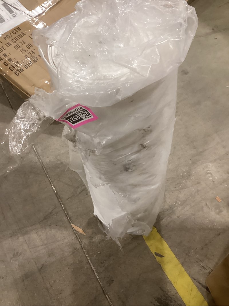 Condition photo showing New/Like New for Crawl Space Vapor Barrier, 14 Mil Vapor Barrier, Heavy Duty White Plastic Drop Cloth Covering for Crawlspace Encapsulation, Basements, Greenhouses etc, Thick Plastic Sheeting (1200 sqft (12x100))