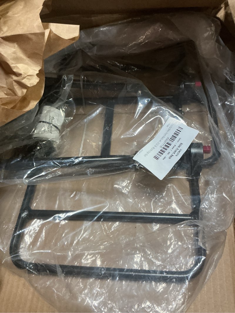 Condition photo showing Good Condition for Vincita Bike Front Rack, with Expandable Wing for 26" to 29" Frames Sizes, Black, Perfect to Use As Pizza Bike Rack Or Grocery Box Carrier, Maximum Load 22 LB - Bicycle Cargo Rack