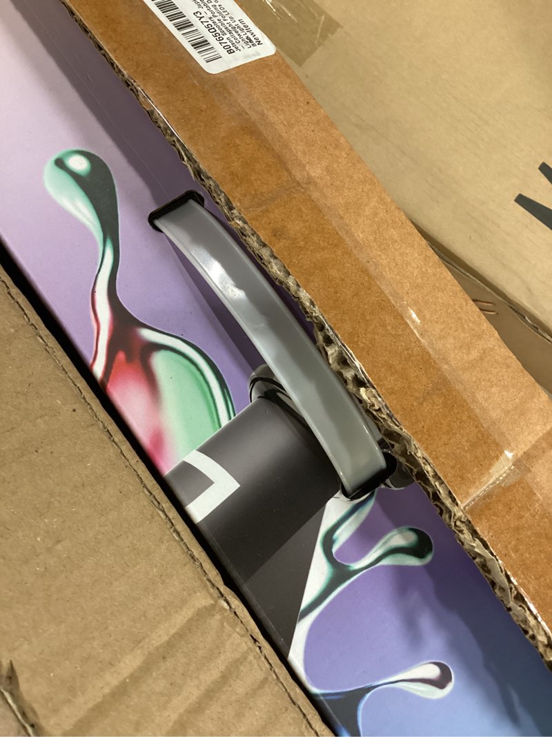 Condition photo showing New/Like New for jetson jupiter kids 2-wheel light-up kick scooter, led lights on handlebar, stem, wheels & deck, adjustable handlebar, rear brake, easy-folding mechanism, ages 5+ jupiter black