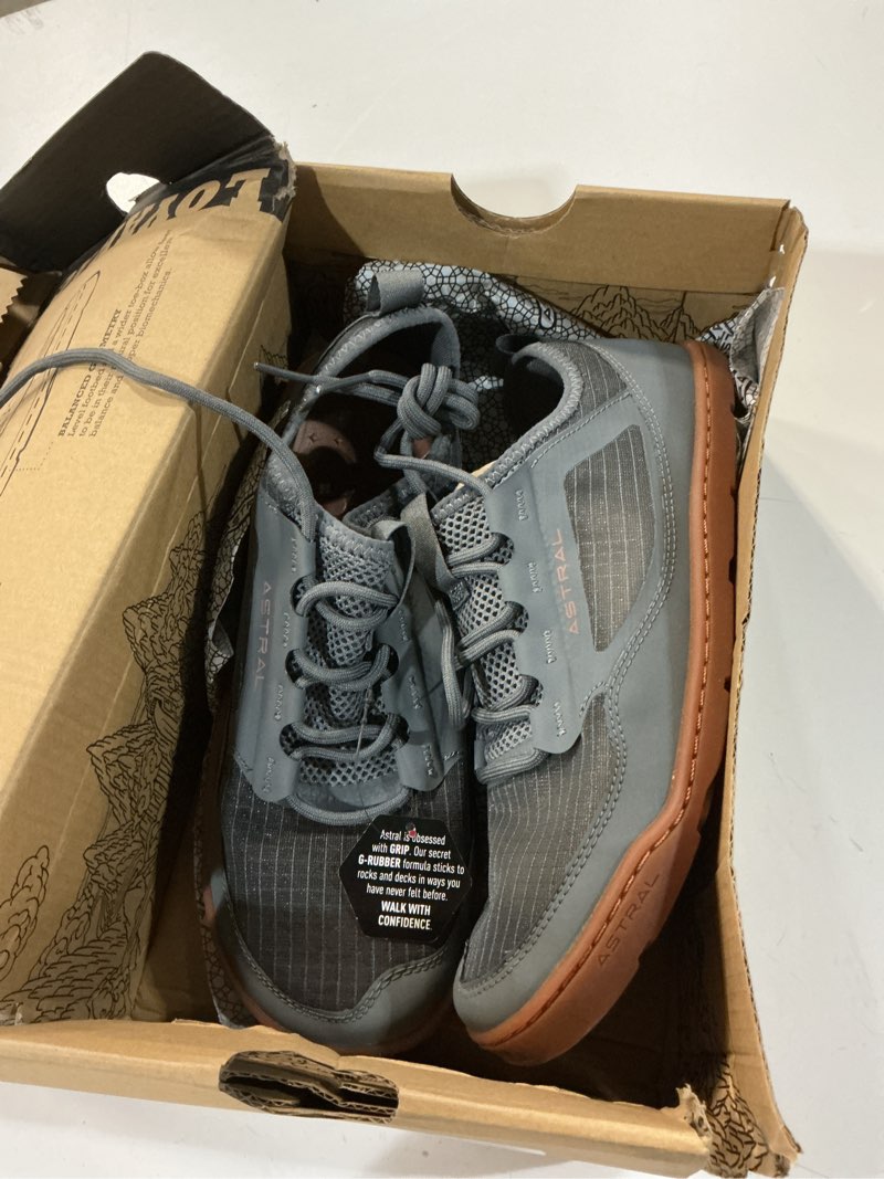 Condition photo showing New/Like New for astral men's loyak shoes - barefoot, quick-drying, minimalist sneaker for casual wear, water sports, travel, & hiking( size :8 ))