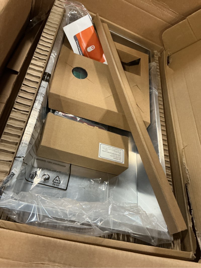 Condition photo showing Good Condition for 12x12 rgb shower niche, brushed nickel stainless steel led wall niche, no tile needed recessed storage for bathroom storage built-in installation brushed 12x12in
