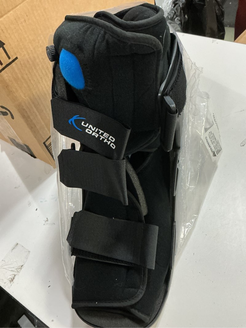 Condition photo showing Good Condition for united ortho short air cam walker fracture boot, extra large, black black extra large boot