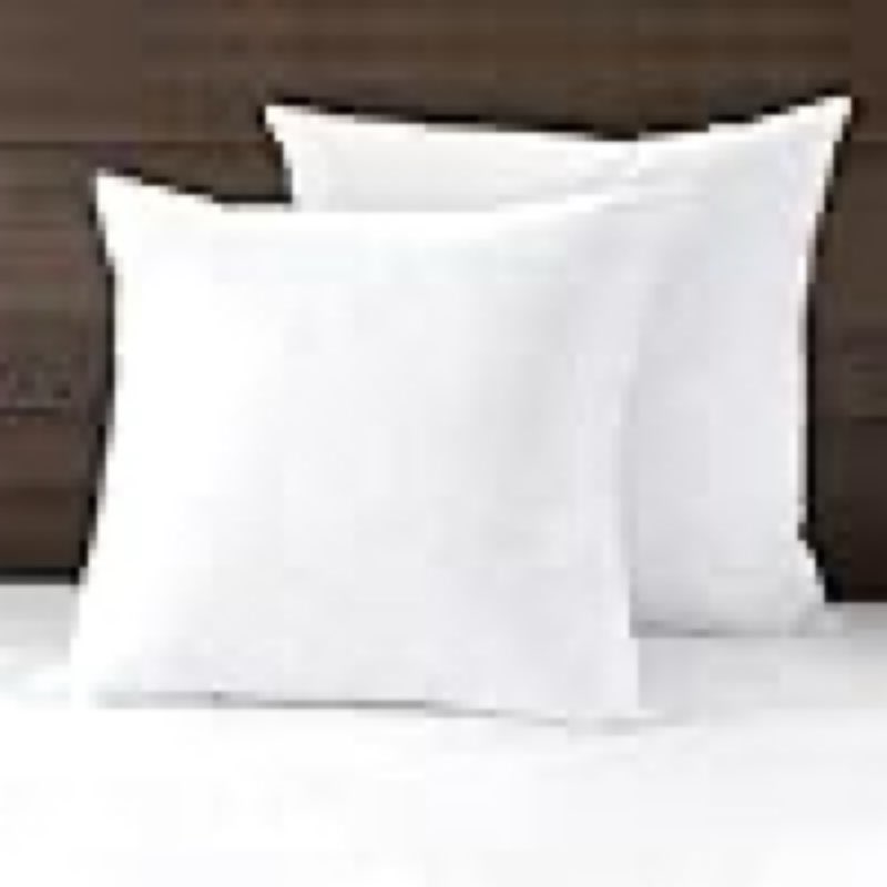 APSMILE 22x22 Down Feather Throw Pillow Inserts 4 Pack - Premium Soft Cotton Euro Square Decorative Pillow Core Set for Bed, Sofa, Couch, Ivory White