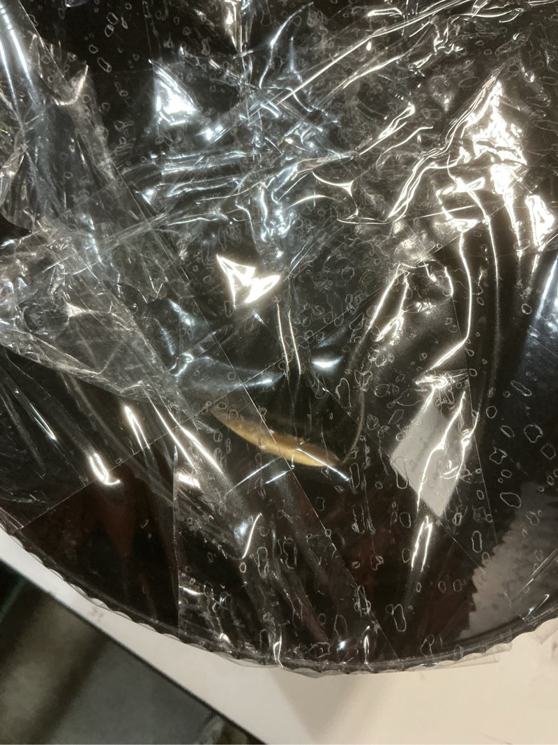 Condition photo showing As Is for uralfa motion sensor trash can with lid, 3 gallon / 11 l automatic bathroom trash can, touchless trash bin, smart plastic garbage can with removable legs for bathroom, bedroom, kitchen, office, black black automatic with legs