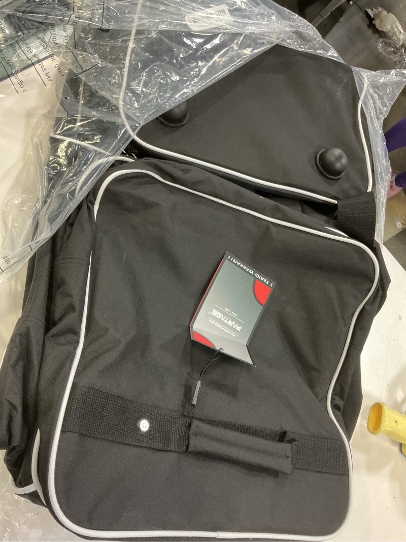 Condition photo showing As Is for Partage Hockey Bag with Wheels, 33" Hockey Duffle Bag with Separate Shoe Compartment (Black)